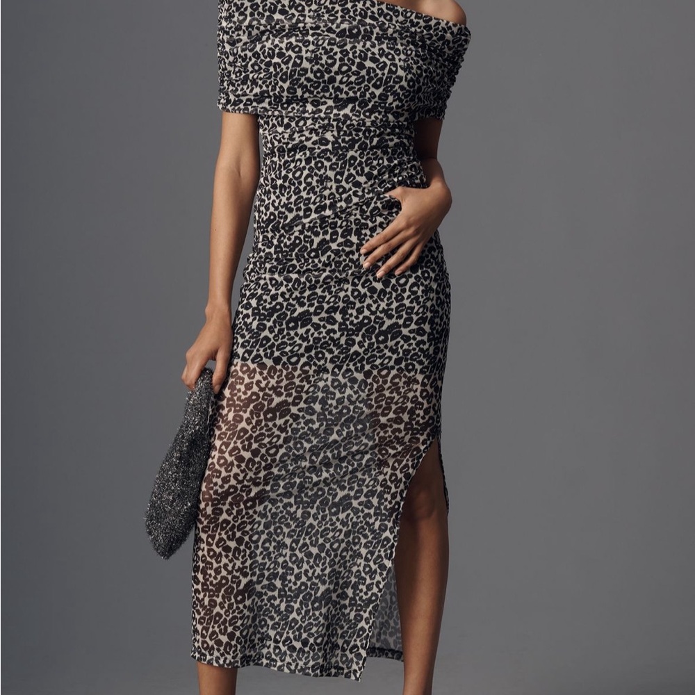 Fun Print Mesh Maxi Skirt